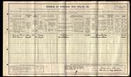 1911 Census - Showing Benjamin Thomas b.1856 (age 