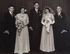 Frank and Betty Wiggins wedding Jack Gardner Aunty