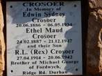 Edwin Crosoer Durban Memorial