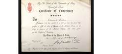 Edmund Tubben original Master FG certificate