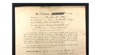 Edmund Tubben original Master FG certificate re-wr