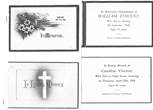 William & Caroline Vincent Memorial Cards (scan)00