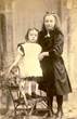 Rosina Long with young sister Ethel Alice