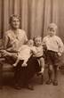 Agnes Locke and grandchildren in 1942
