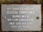Cremation Plaque-Cecelia Constance Macalpine (Nunn