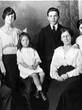 Halls Family Clarice, Margaret, Teddy, Nellie
