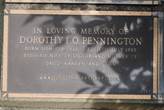 Headstone-Dorothy I.O.Pennington(Adderton)