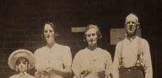 L -R Beth, Ethel,- and two older member of family 
