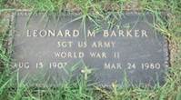 Sgt. Leonard M. Barker