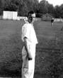 Stanley Cole playing cricket
