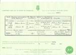 William/Brown/Eleanor Fox - Wedding Certificate