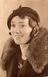 Young Hilda with Fur Collar