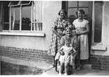 Lil, Betty, Ellen, & Ian, abt. 1955