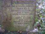 Beatrice and Edith Erratt gravestone