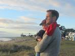 Alex and Campbell, Whangamata Dawn Ceremony