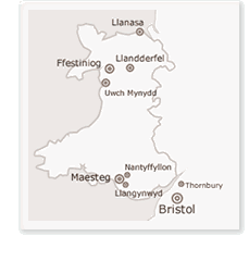 Wales map